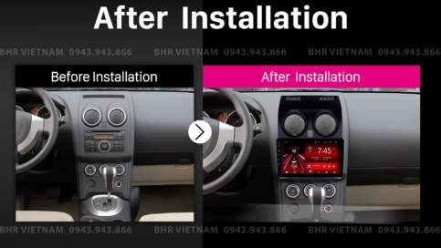 Màn hình DVD Android xe Nissan Qashqai 2006 - 2013 | Gotech GT6 New